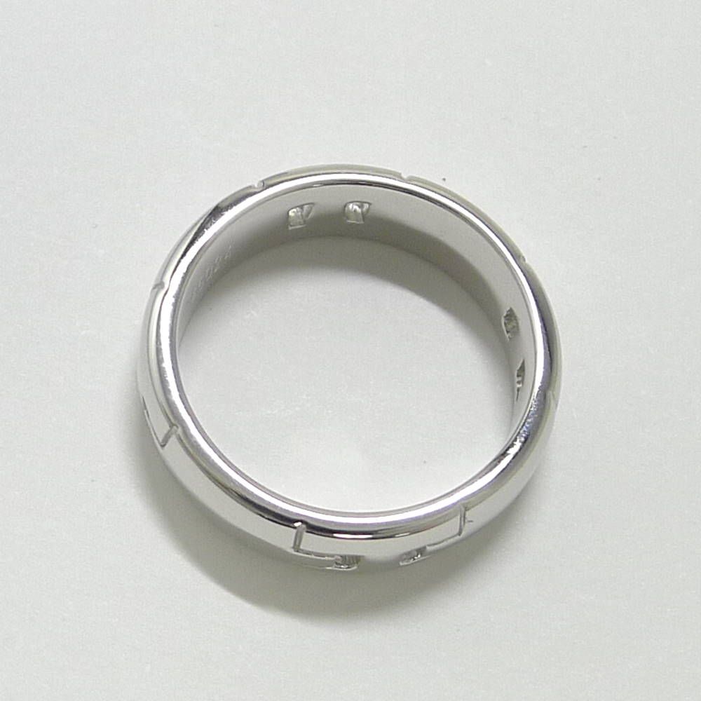 Hermes Cles Ring 18k White Gold 48 — view 2