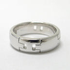 Hermes Cles Ring 18k White Gold 48 — view 4