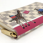 Louis Vuitton Zippy Wallet Zip Around Kirin Christmas Limited Damier Azur — view 5