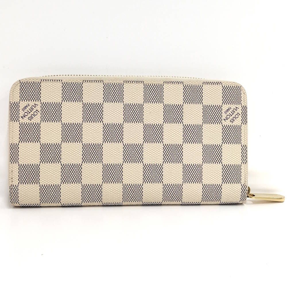 Louis Vuitton Zippy Wallet Zip Around Kirin Christmas Limited Damier Azur — view 3