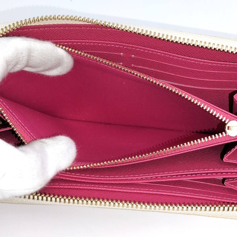 Louis Vuitton Zippy Wallet Zip Around Kirin Christmas Limited Damier Azur — view 8
