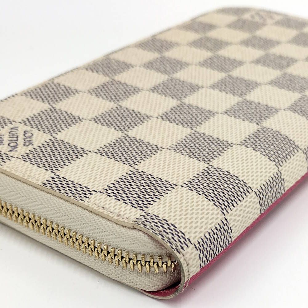 Louis Vuitton Zippy Wallet Zip Around Kirin Christmas Limited Damier Azur — view 6