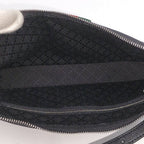 Gucci Lunetta Small Cross Sherry Line Leather Black Shoulder Bag — view 8