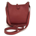 Hermes Shoulder Bag Evelyne TPM Red Leather — view 2