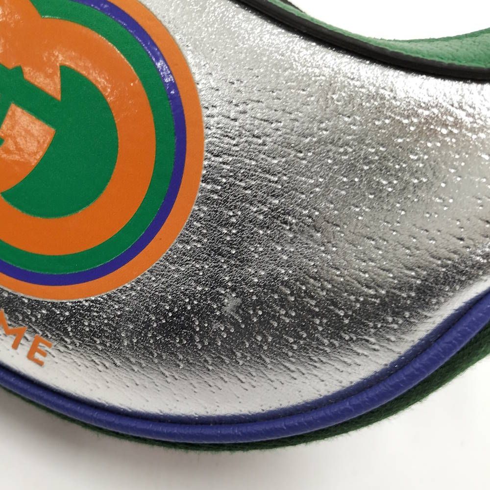 Gucci Game Mini Bag Half Moon Leather Multicolor — view 6