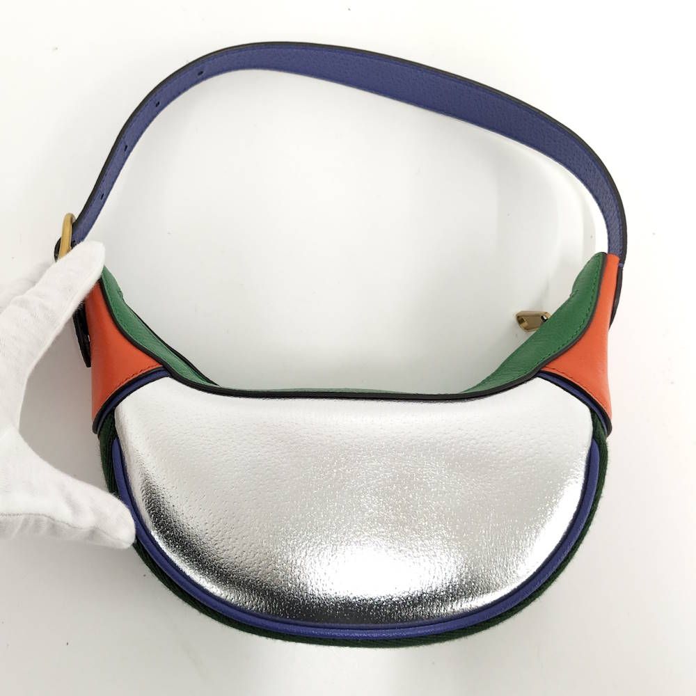 Gucci Game Mini Bag Half Moon Leather Multicolor — view 2