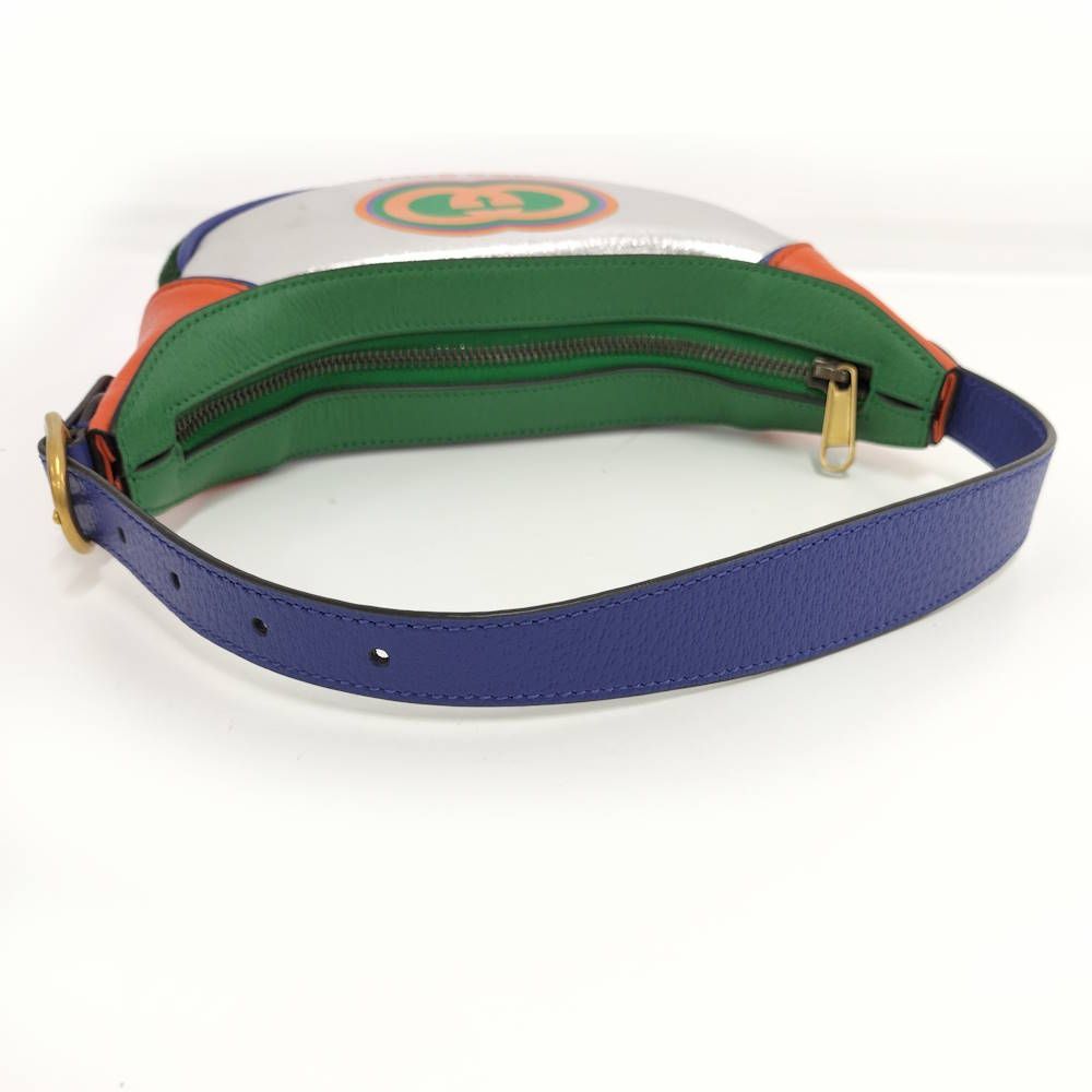 Gucci Game Mini Bag Half Moon Leather Multicolor — view 4