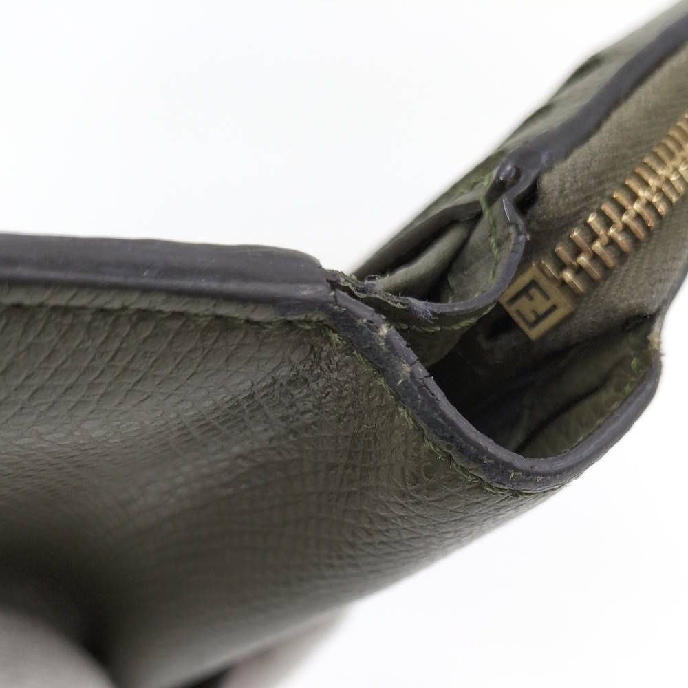 Fendi Wallet F's Leather Green — view 5