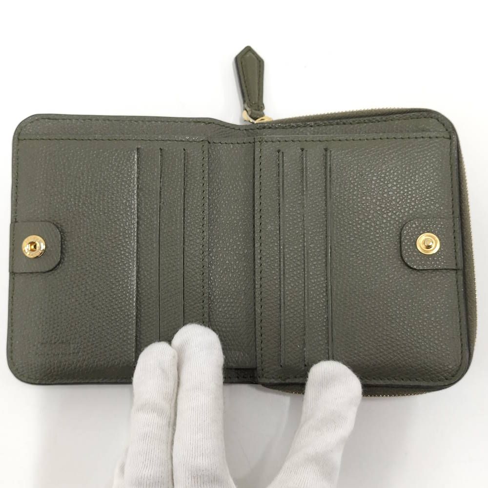 Fendi Wallet F's Leather Green — view 2