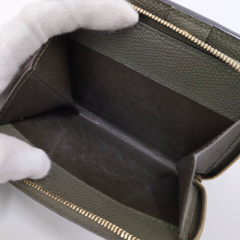 Fendi Wallet F's Leather Green — view 8