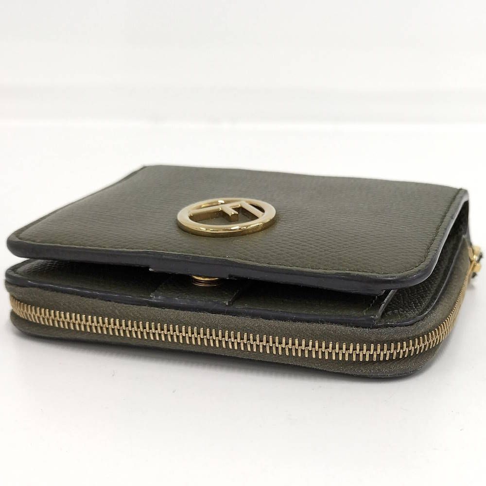 Fendi Wallet F's Leather Green — view 7