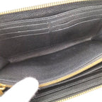 Louis Vuitton Zippy Wallet Zip Around Monogram Empreinte Noir Black — view 7