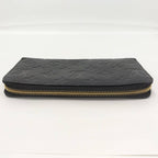 Louis Vuitton Zippy Wallet Zip Around Monogram Empreinte Noir Black — view 5