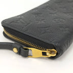 Louis Vuitton Zippy Wallet Zip Around Monogram Empreinte Noir Black — view 4
