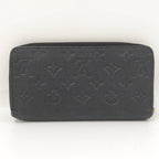 Louis Vuitton Zippy Wallet Zip Around Monogram Empreinte Noir Black — view 3