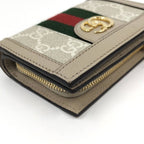 Gucci Bifold Wallet Ophidia GG Compact Supreme Leather Beige Brown — view 5