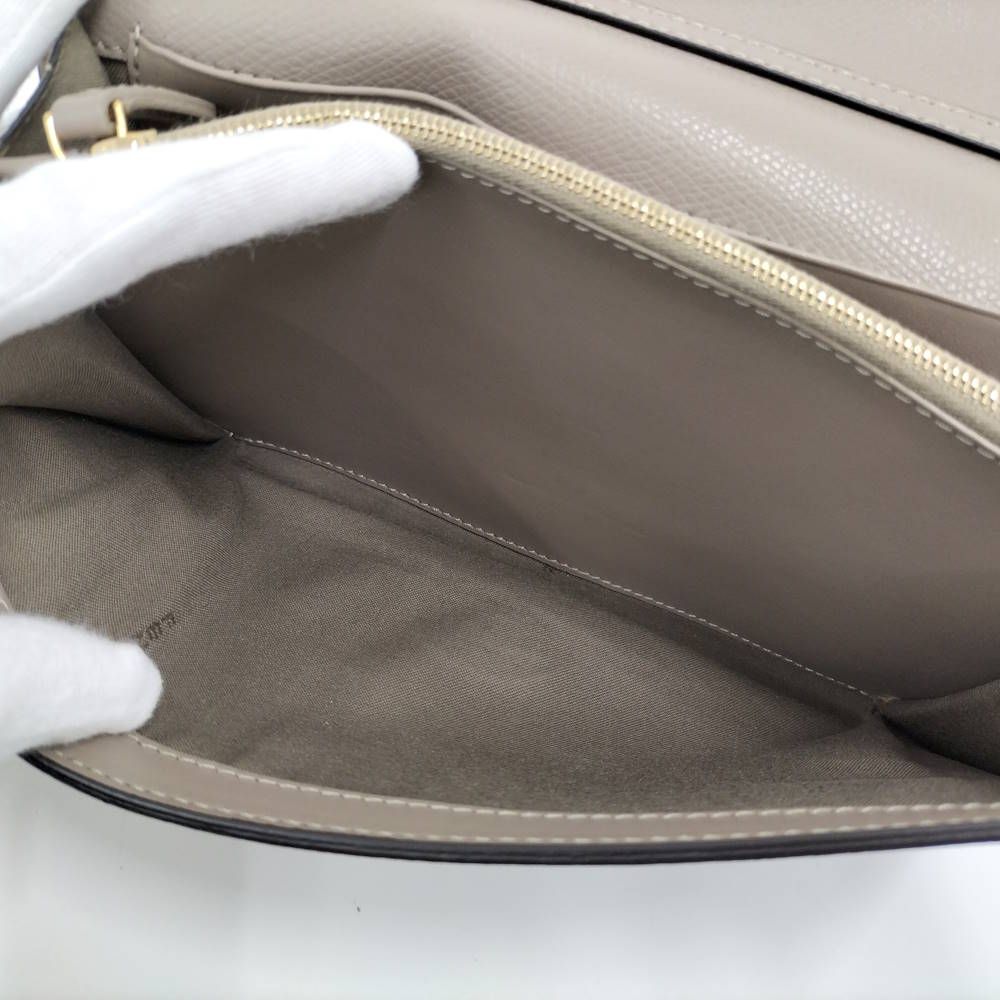 Fendi Chain Wallet F's Leather Grey — view 9