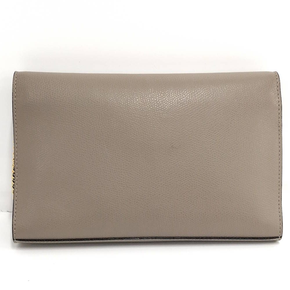 Fendi Chain Wallet F's Leather Grey — view 2