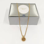 Dior Necklace Plated Gold — view 9