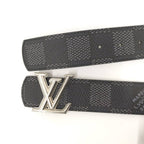 Louis Vuitton Belt LV Dimension Reversible Graphite — view 7