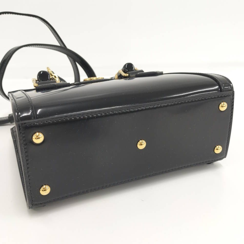 Gucci Diana Small Tote 2-Way Shoulder Bag Leather Black — view 4