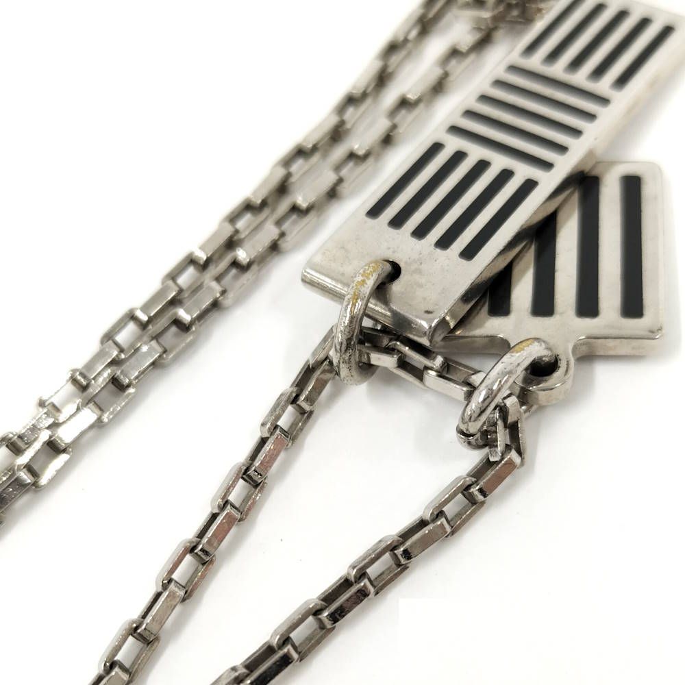 Louis Vuitton Collier Damier Colors Necklace Plated Silver — view 6
