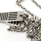 Louis Vuitton Collier Damier Colors Necklace Plated Silver — view 8