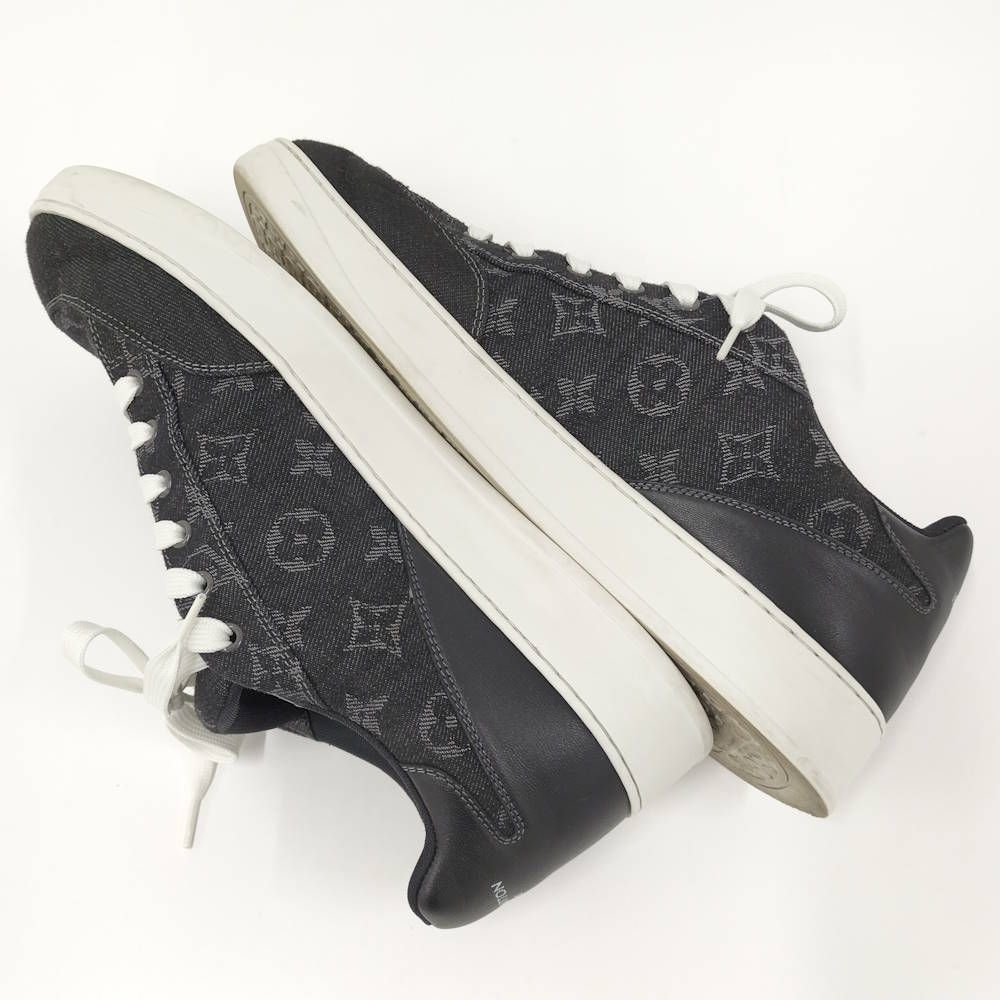 Louis Vuitton Resort Sneakers Denim Black — view 6