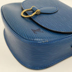 Louis Vuitton Saint Cloud Shoulder Bag Epi Toledo Blue — view 3
