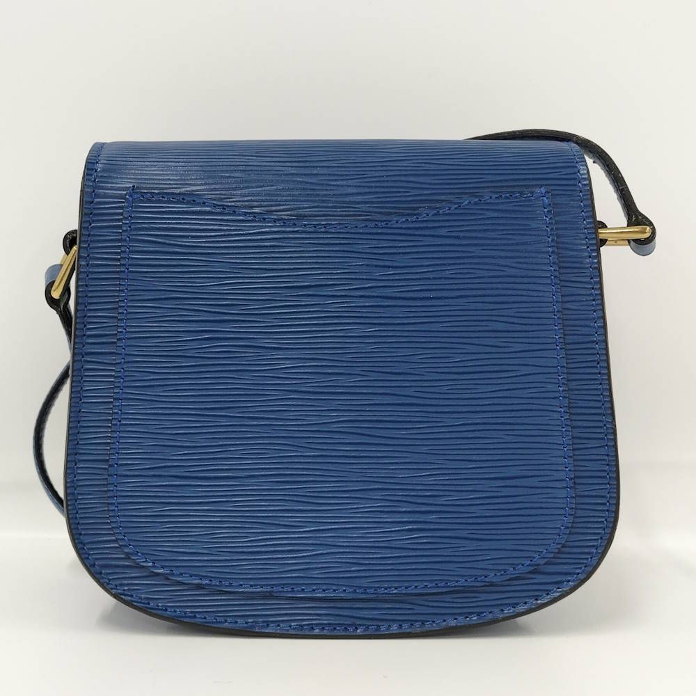 Louis Vuitton Saint Cloud Shoulder Bag Epi Toledo Blue — view 2