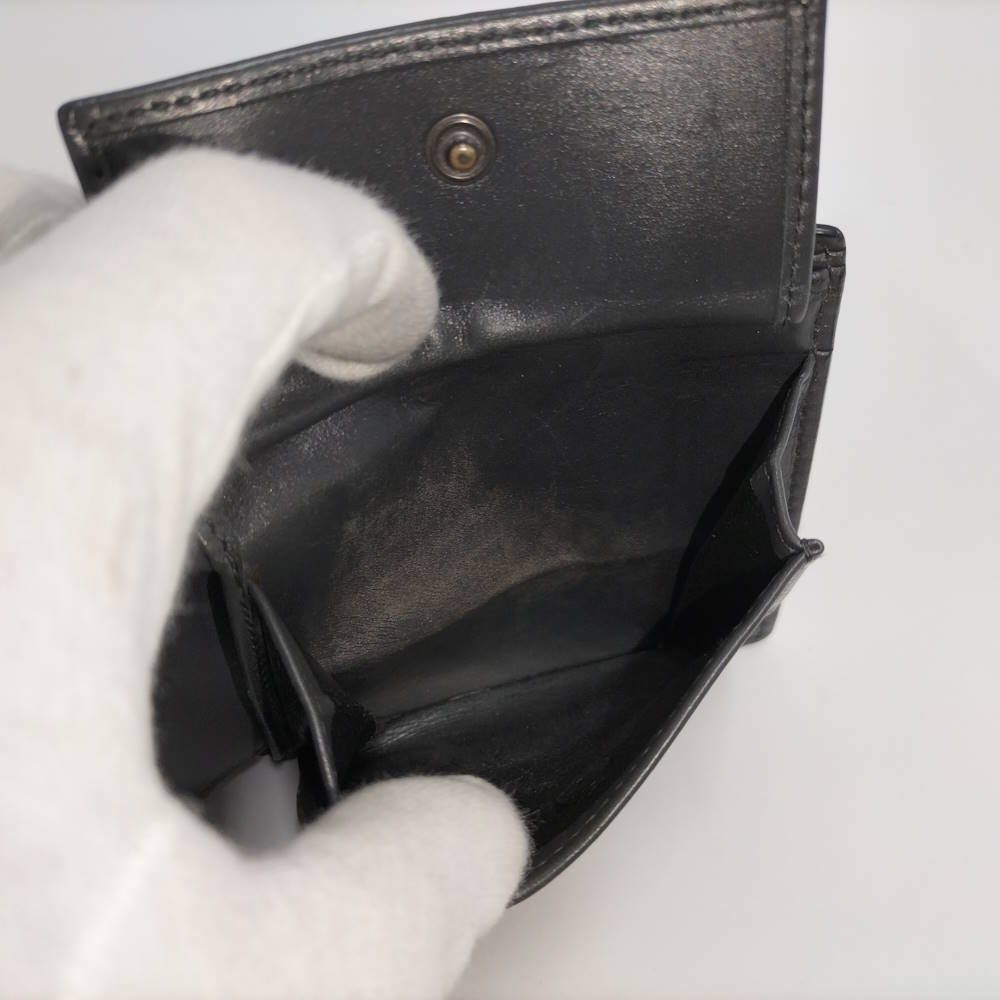 Bottega Veneta Bifold Wallet Intrecciato Leather Gray — view 9