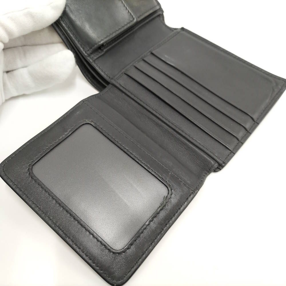 Bottega Veneta Bifold Wallet Intrecciato Leather Gray — view 7