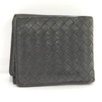 Bottega Veneta Bifold Wallet Intrecciato Leather Gray — view 3
