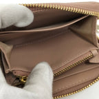 Dior Lady Mini Wallet Cannage Beige Pink — view 8