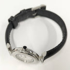 Fendi Watch Quartz Black Leather White Shell Dial — view 2