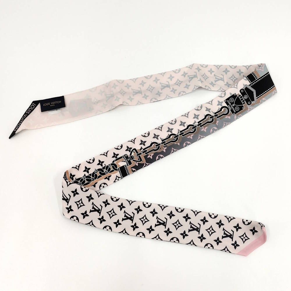 Louis Vuitton Bandeau BB Rising Confidential Scarf Silk Pink — view 4