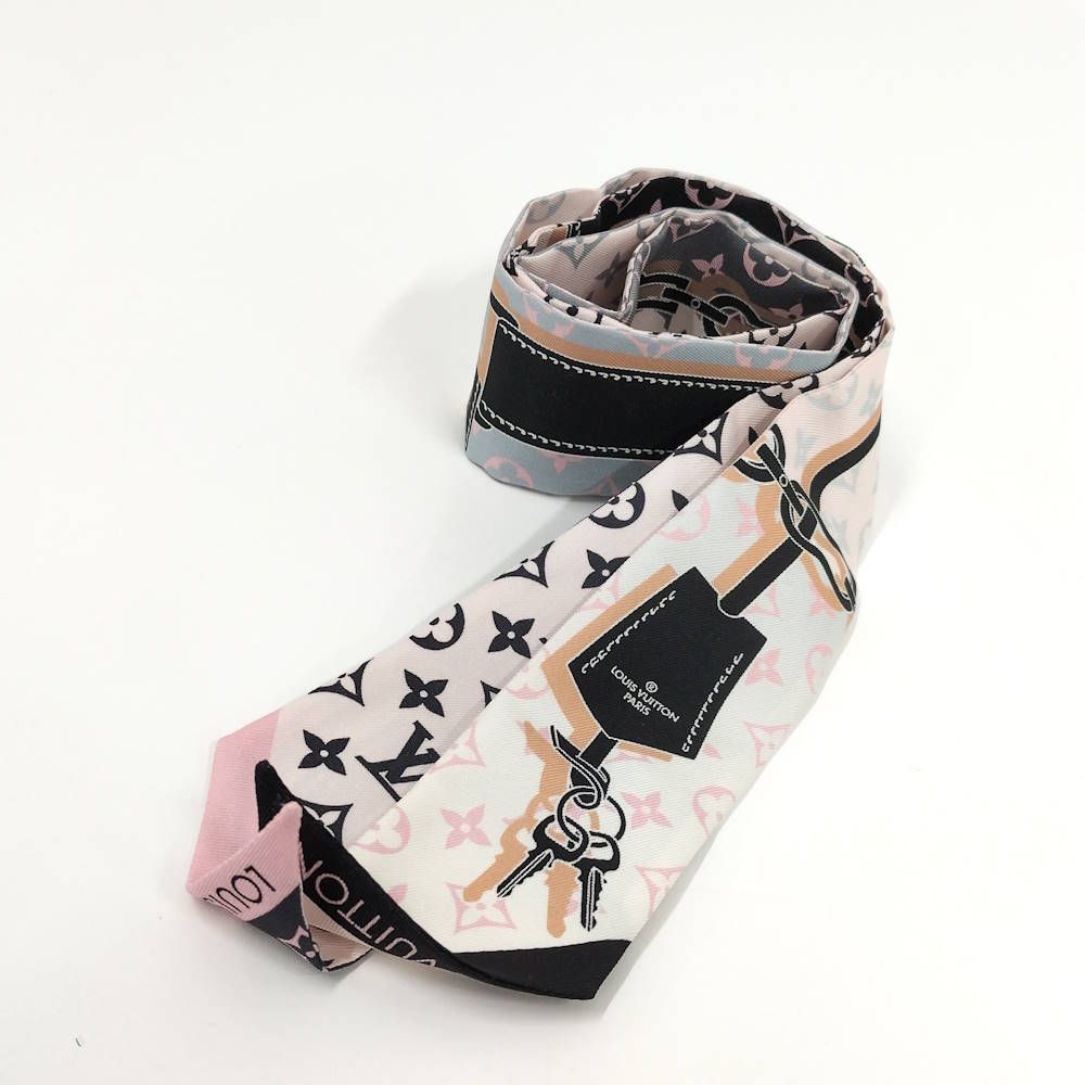 Louis Vuitton Bandeau BB Rising Confidential Scarf Silk Pink — view 7