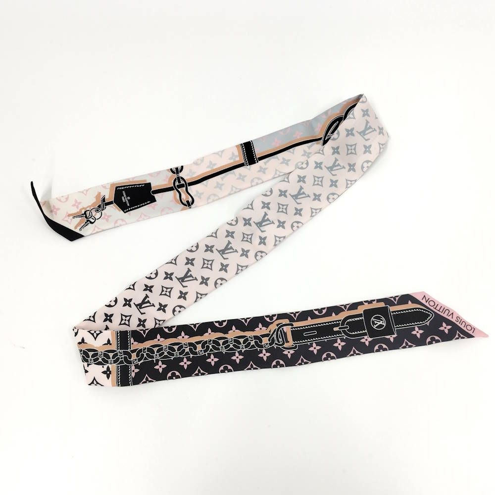 Louis Vuitton Bandeau BB Rising Confidential Scarf Silk Pink — view 3