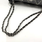 Chanel Chain Shoulder Bag Paris Bizan Quilted Nylon Black — view 5