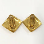 Chanel Earrings CC Logo Square — view 4
