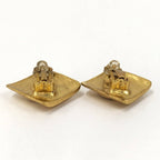 Chanel Earrings CC Logo Square — view 2