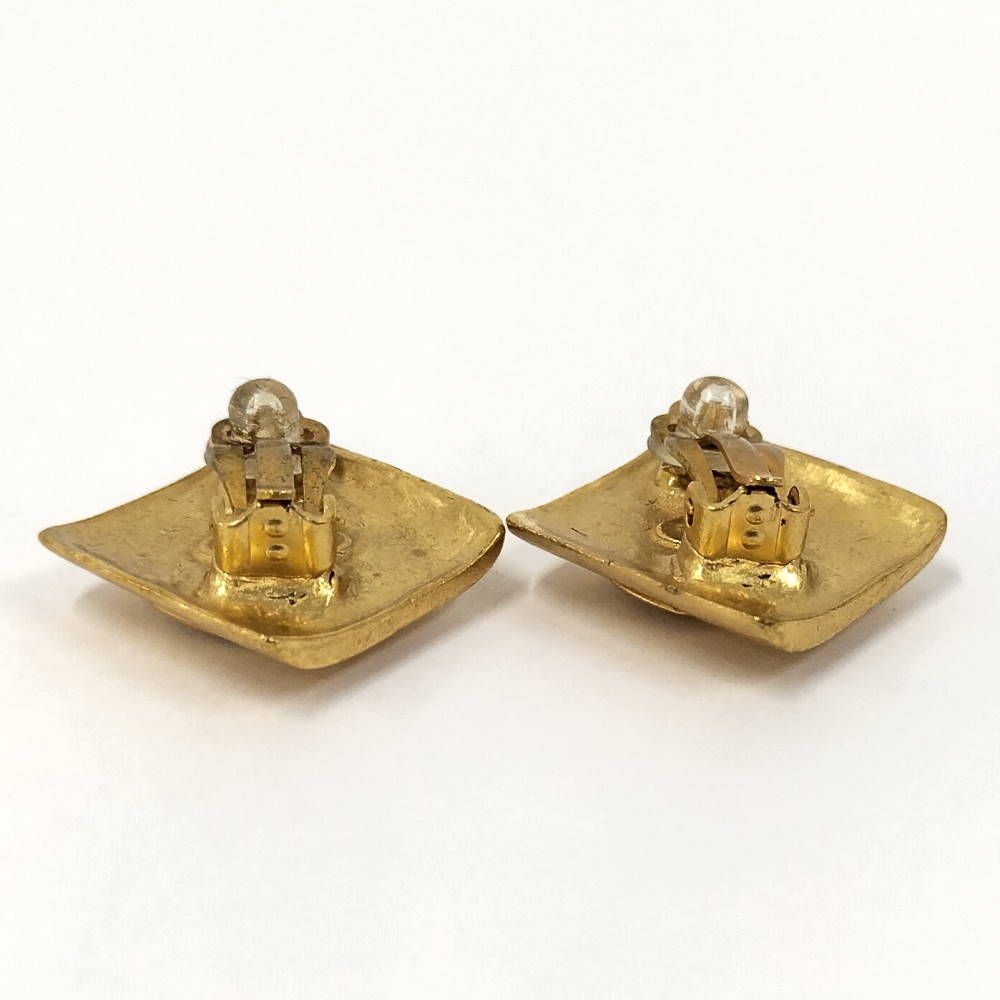 Chanel Earrings CC Logo Square — view 2