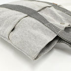 Hermes Tote New Fourre Tout Cabas Canvas Gray — view 8