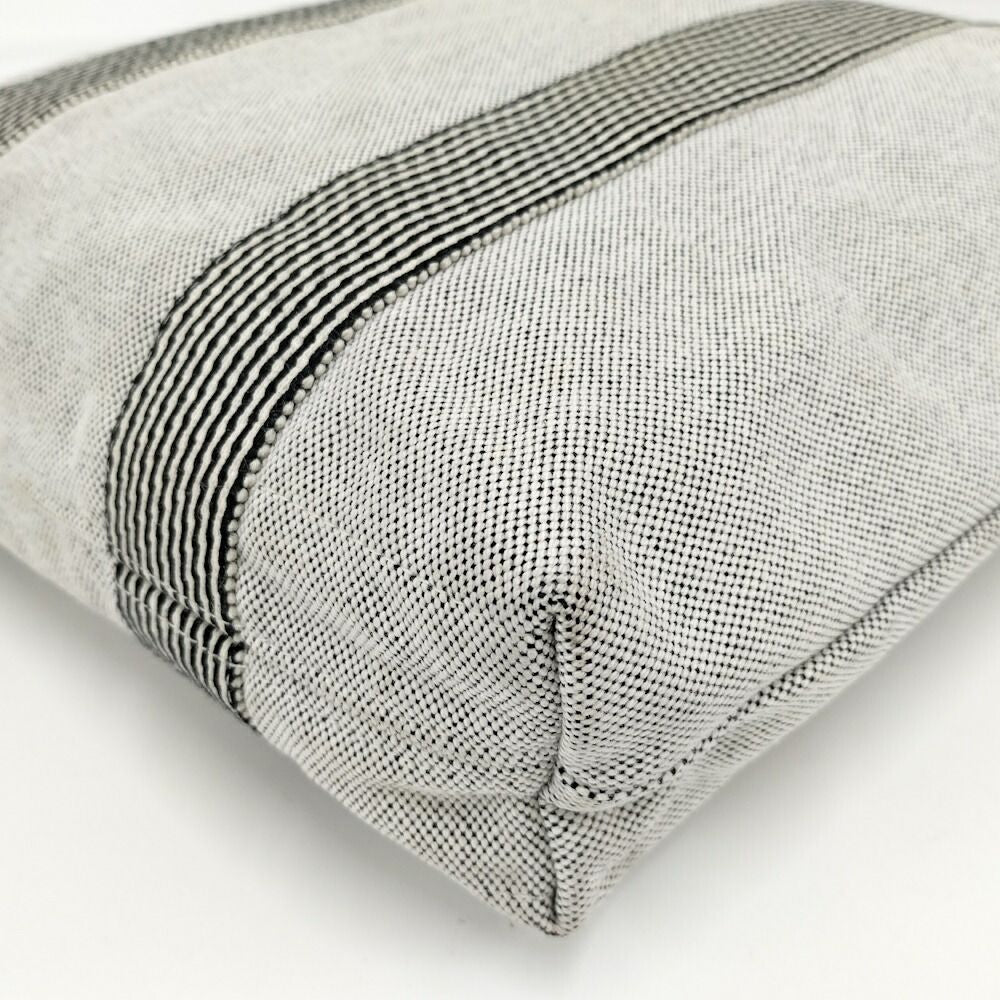 Hermes Tote New Fourre Tout Cabas Canvas Gray — view 3