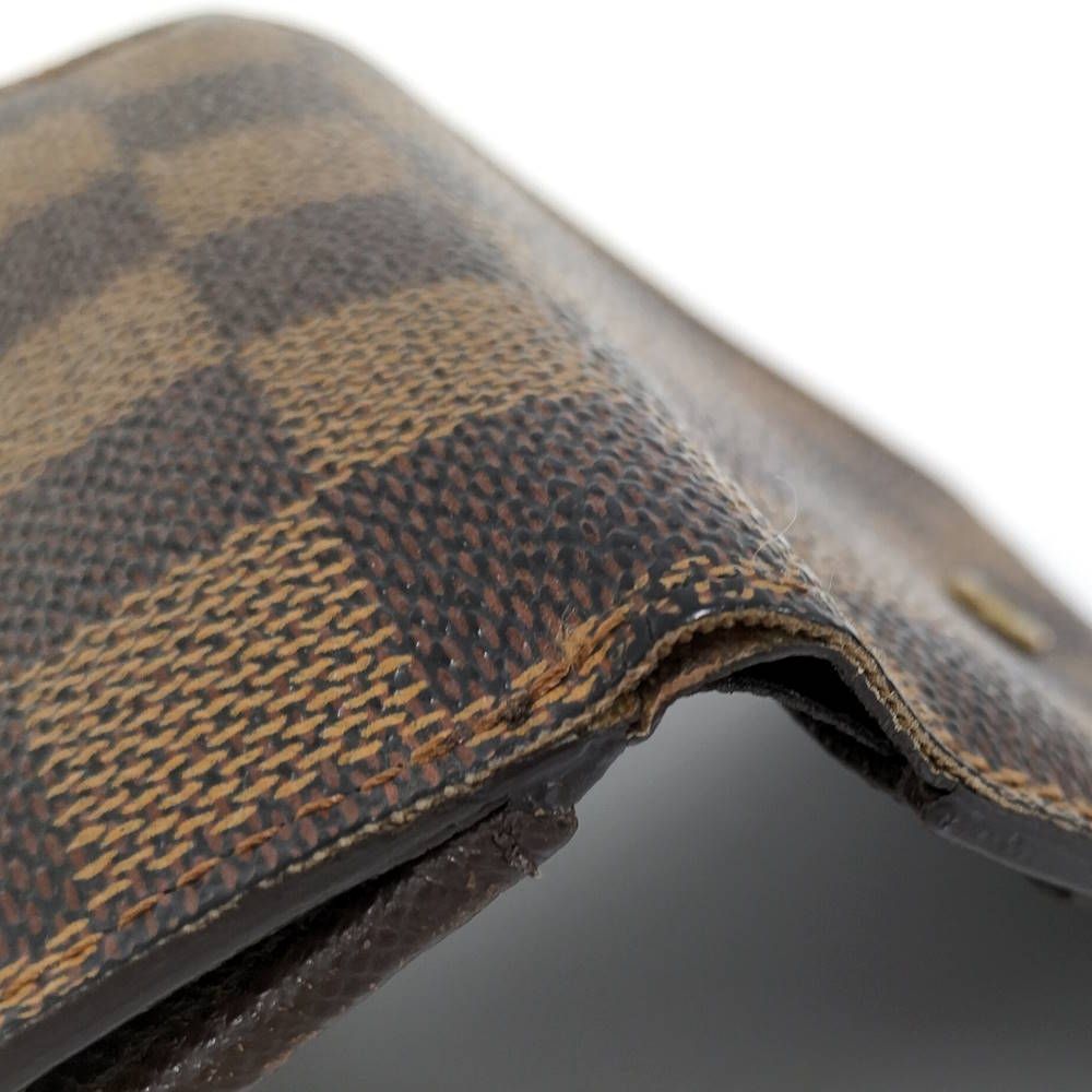 Louis Vuitton Porte-Monnaie Billets Cult Cles Fold Wallet Damier Ebene — view 7