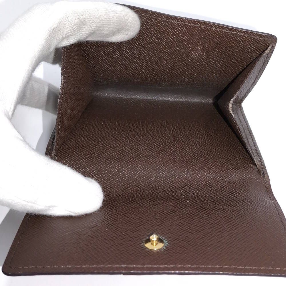 Louis Vuitton Porte-Monnaie Billets Cult Cles Fold Wallet Damier Ebene — view 9