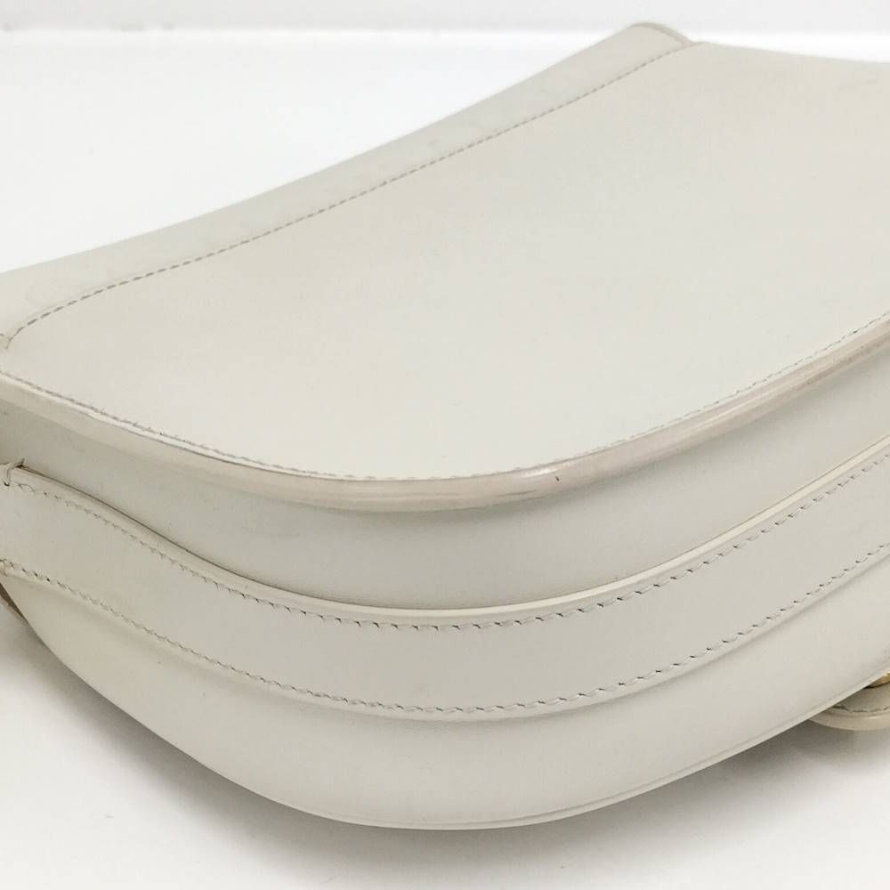 Dior Bobi Shoulder Bag CD Logo Leather White — view 5