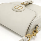 Dior Bobi Shoulder Bag CD Logo Leather White — view 3