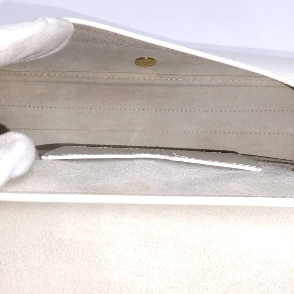 Dior Bobi Shoulder Bag CD Logo Leather White — view 9
