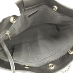 Chanel Chain Shoulder Bag Calf Black — view 8